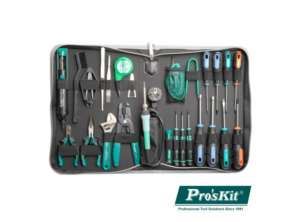 PROSKIT Mala Ferramentas Profissional P/ Pc 28 Peças PROSKIT Mala Ferramentas Profissional P/ Pc 28 Peças